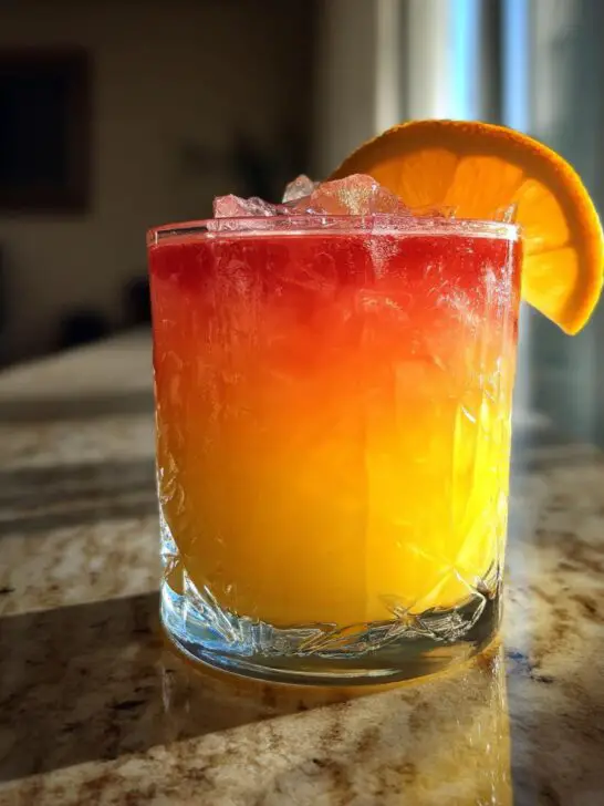 Mango Sunset Cocktail