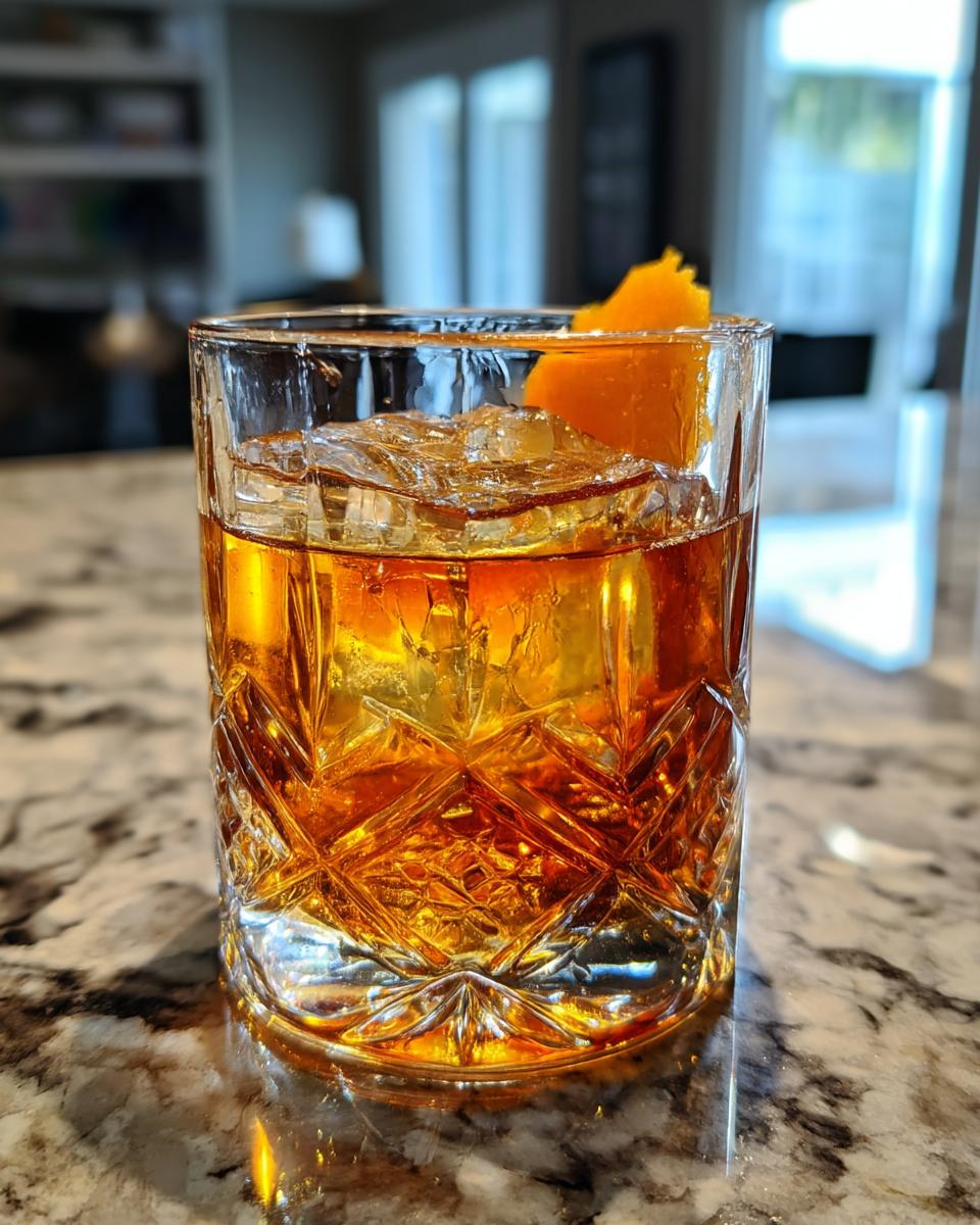 Maple Bourbon Old Fashioned with Orange Bitters - detail 1
