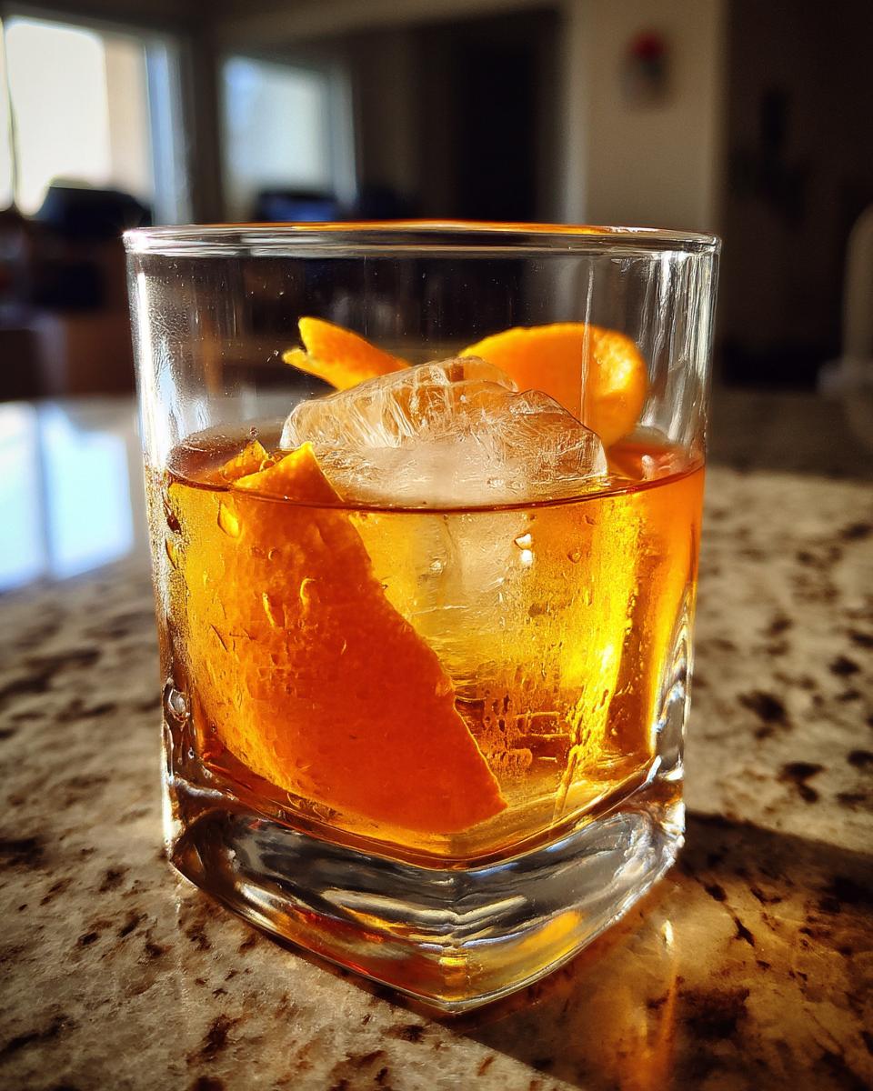 Maple Bourbon Old Fashioned with Orange Bitters - detail 3