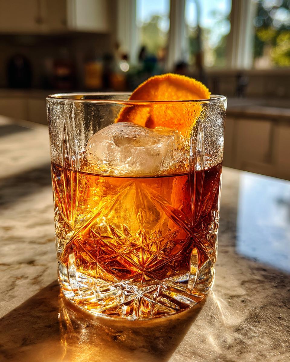 Maple Fig Old Fashioned Cocktail - detail 3
