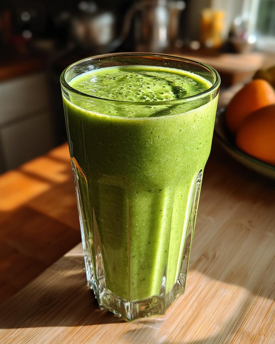 Matcha Pear Smoothie - detail 1