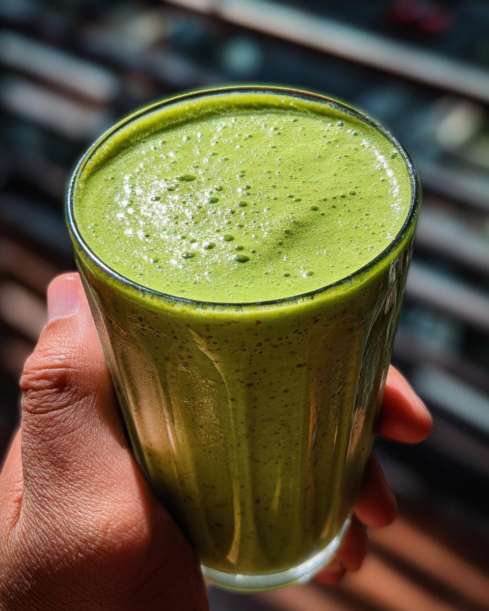 Matcha Pear Smoothie - detail 2