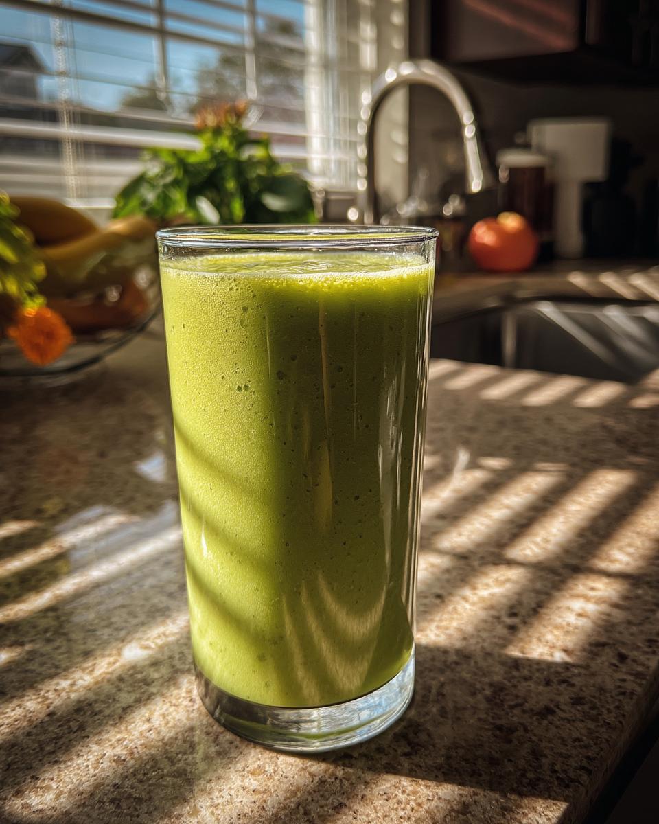 Matcha Pear Smoothie - detail 2