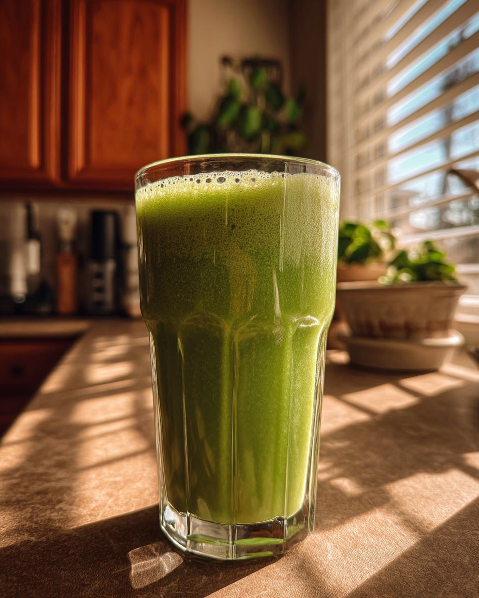 Matcha Pear Smoothie - detail 4