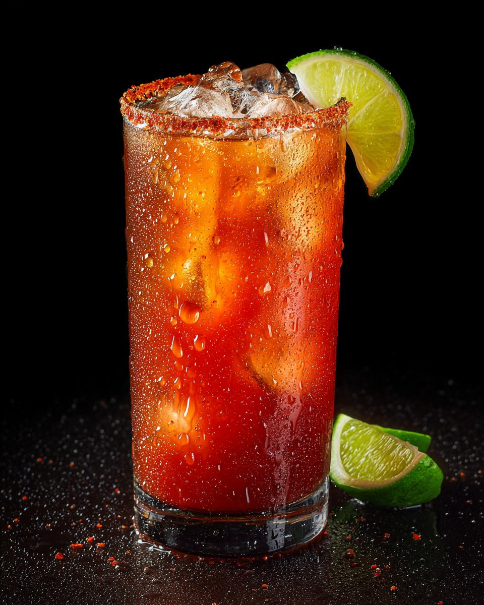 Mexican Shrimp Cocktail Michelada with Spicy Tomato Lager - detail 4
