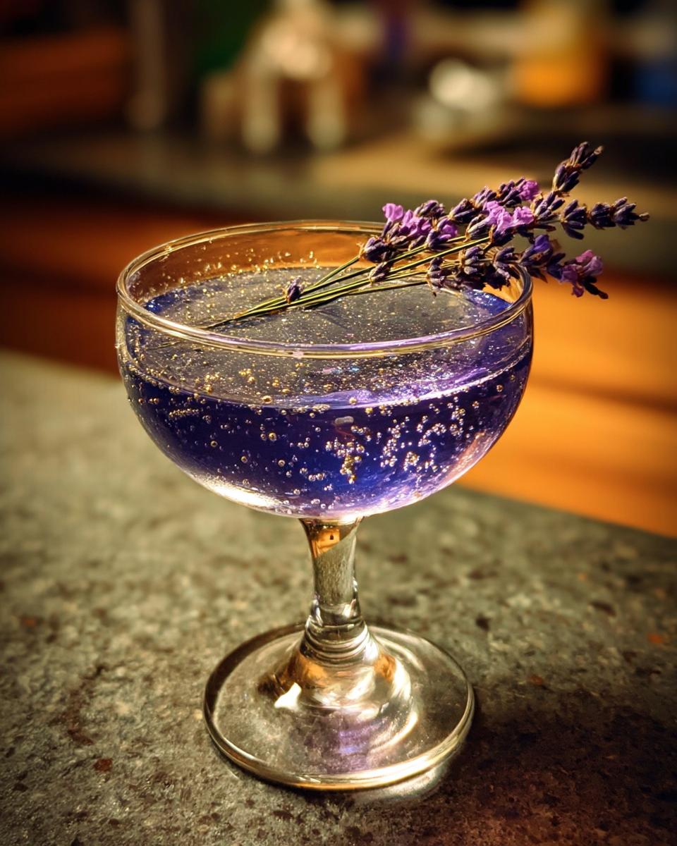Midnight Lavender Gin Sparkle - detail 1
