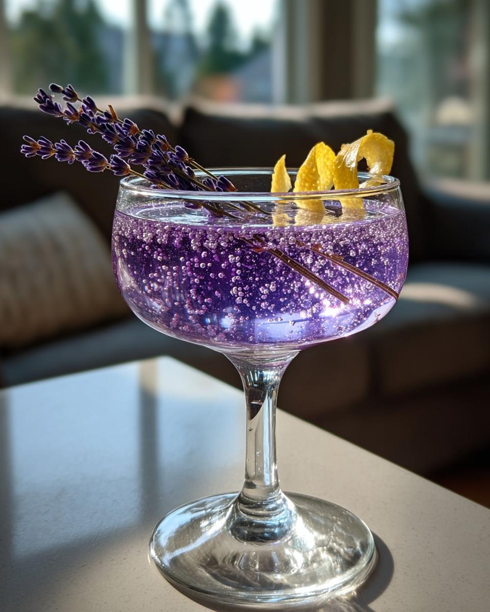 Midnight Lavender Gin Sparkle - detail 2