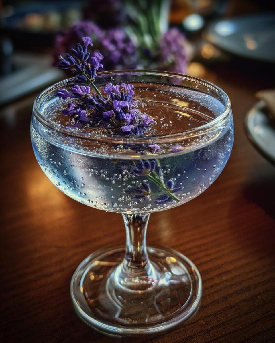 Midnight Lavender Gin Sparkle - detail 5