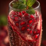 Minted Pomegranate Champagne Kiss