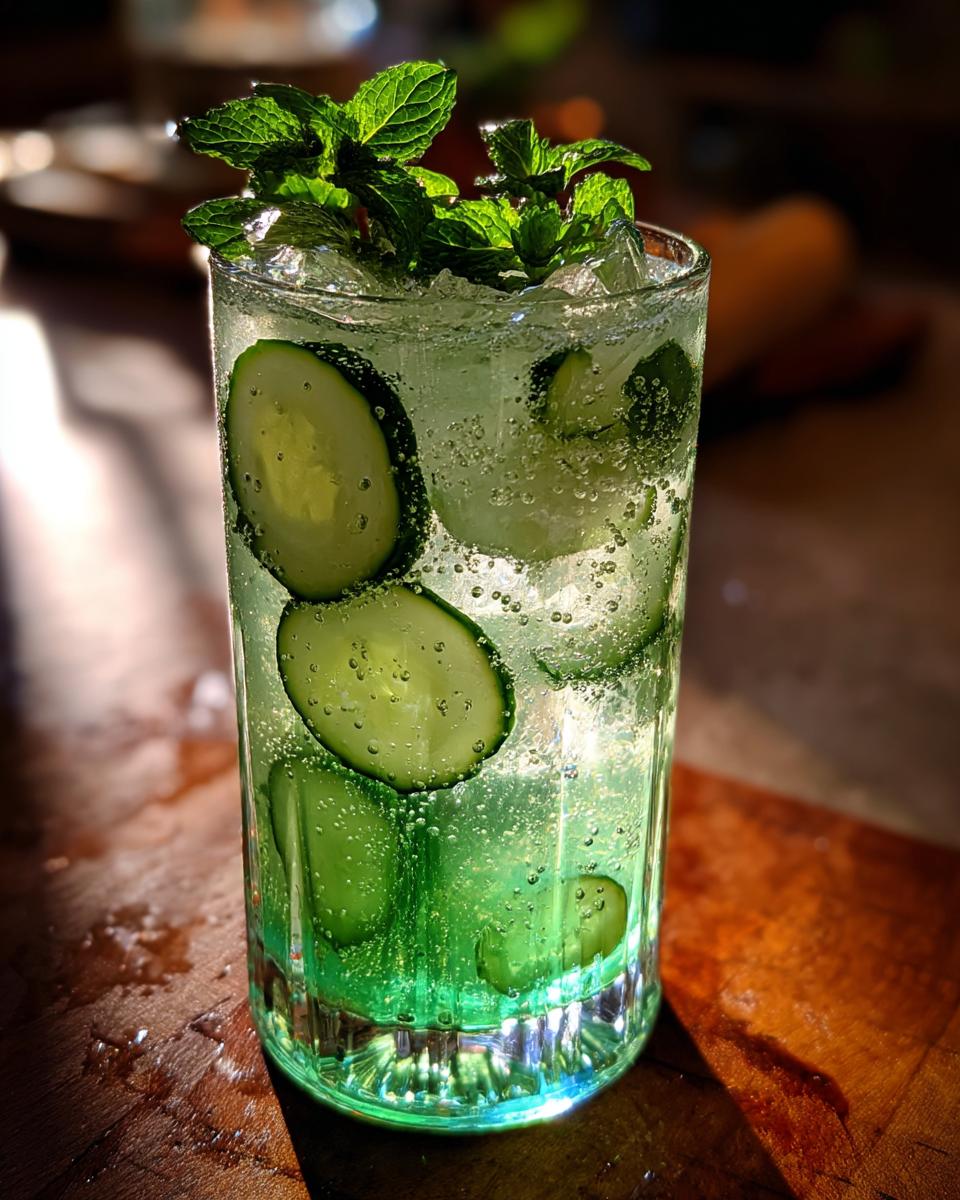 Moonlit Mint Cucumber Fizz - detail 1