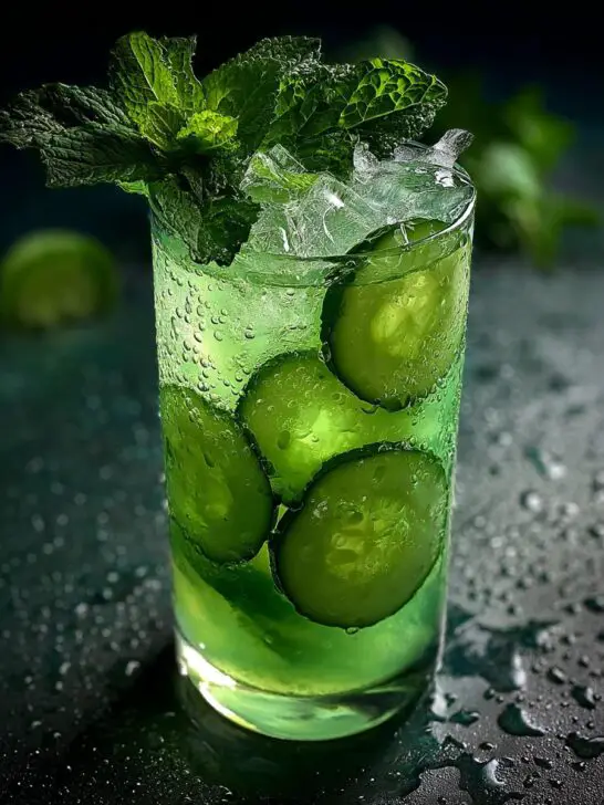 Moonlit Mint Cucumber Fizz