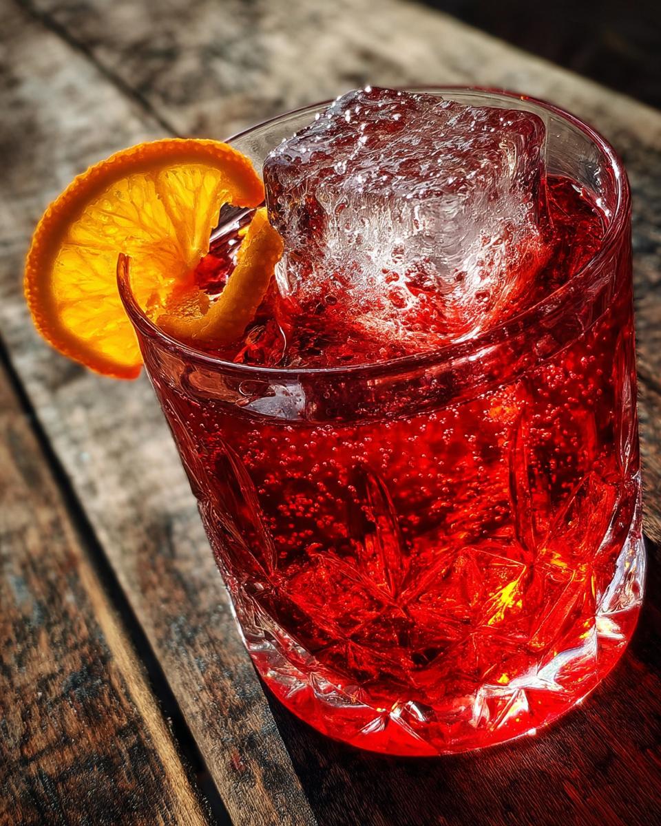 Negroni Cocktail - detail 2