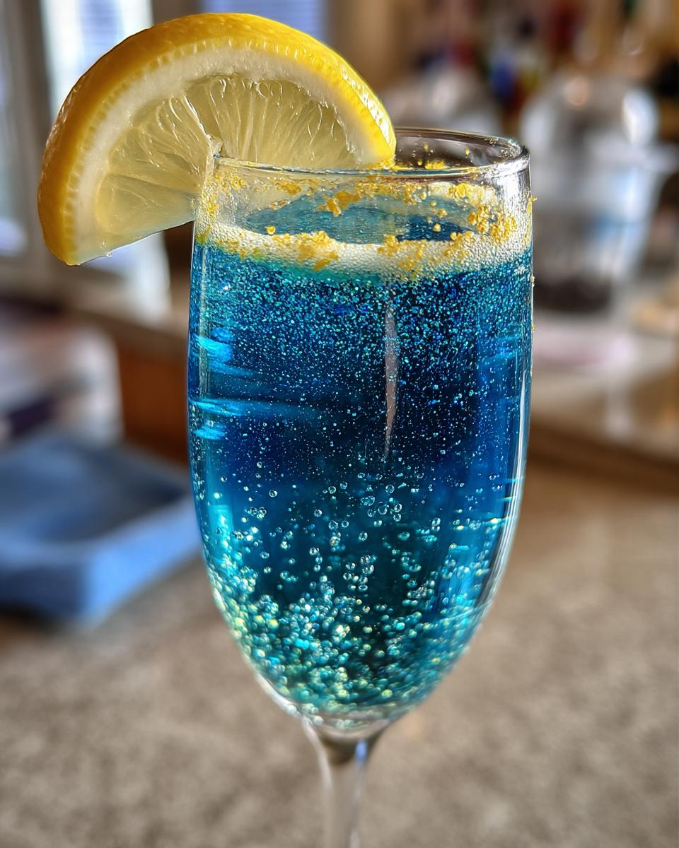 New Year’s Eve Blue Lagoon Sparkle - detail 3
