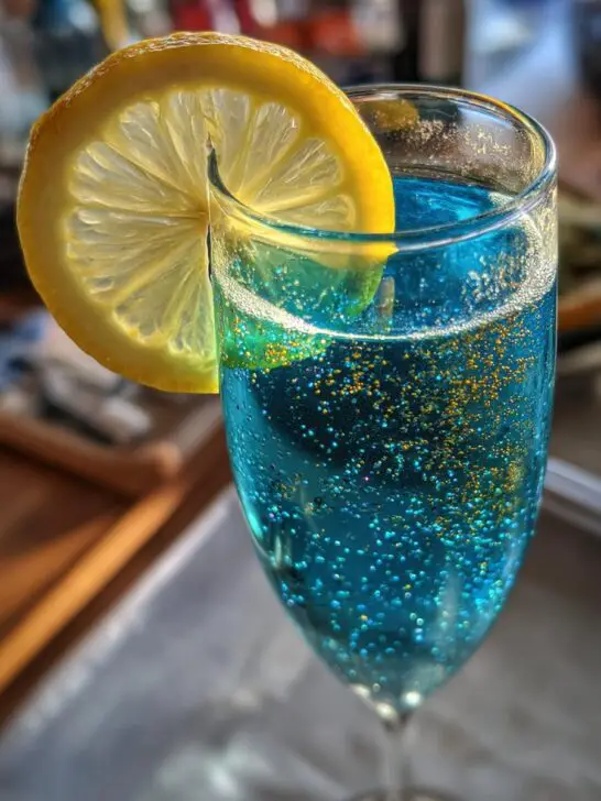 New Year’s Eve Blue Lagoon Sparkle