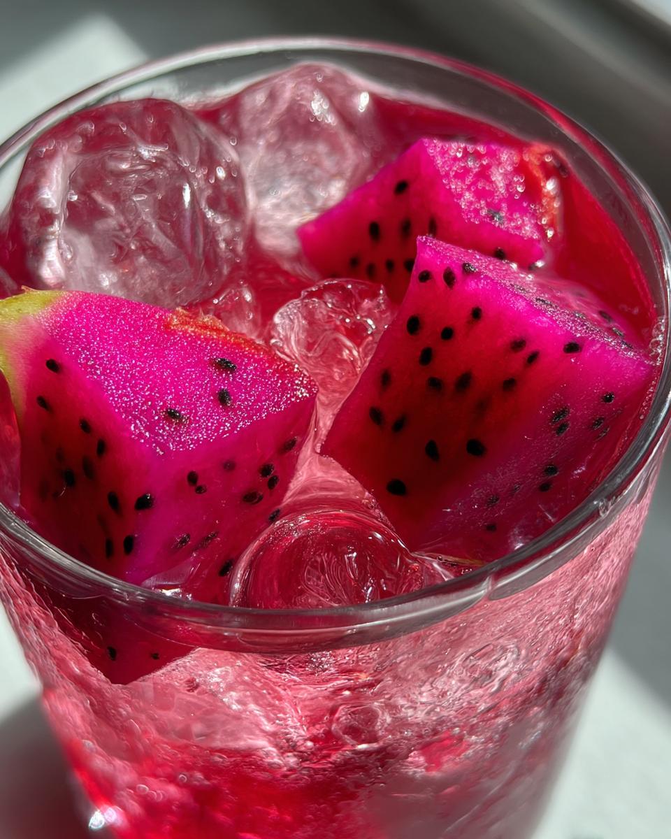 New Year’s Eve Dragonfruit Vodka Splash - detail 3