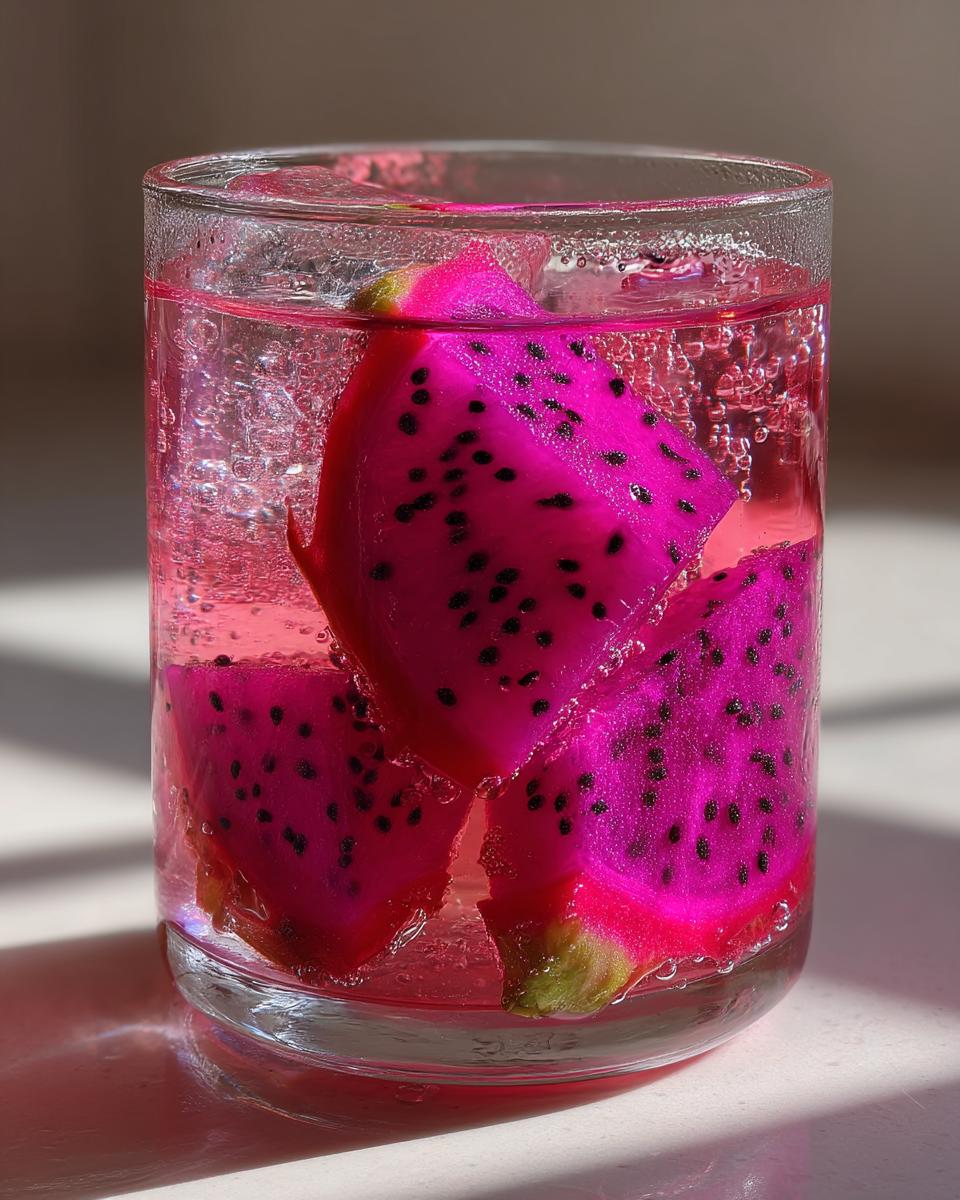 New Year’s Eve Dragonfruit Vodka Splash - detail 4