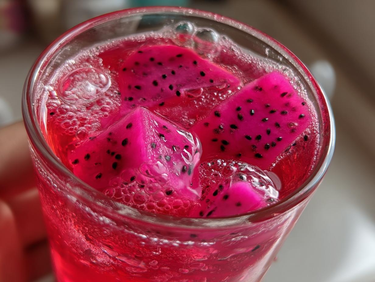 New Year’s Eve Dragonfruit Vodka Splash - detail 5