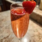 New Year’s Eve Strawberry Champagne Fizz
