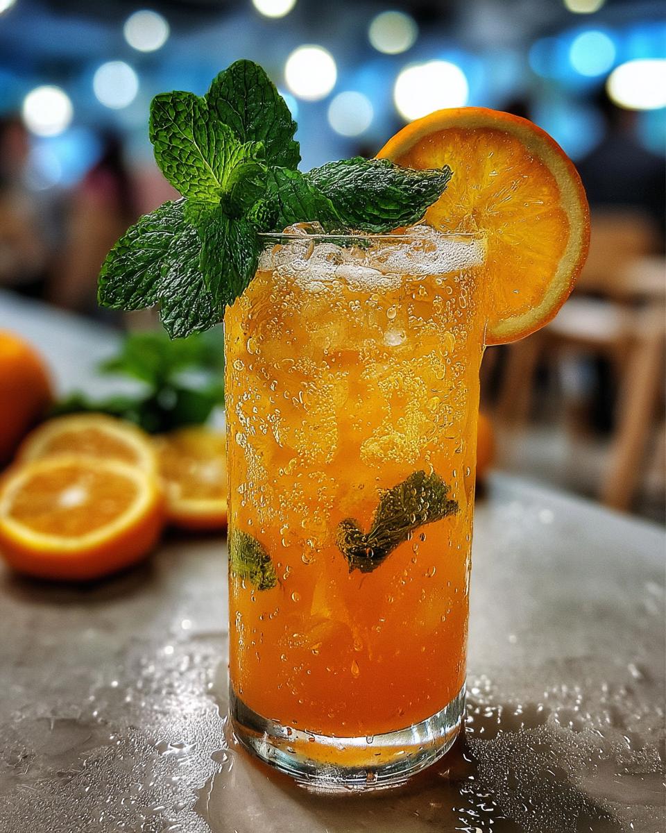 Orange Ginger Sparkler Mocktail - detail 4
