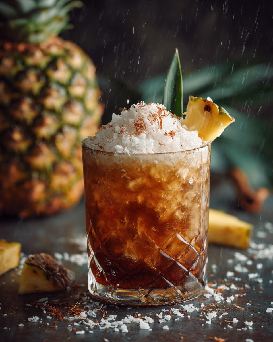 Painkiller Classic – Tropical Rum Cocktail with Coconut & Pineapple - detail 2