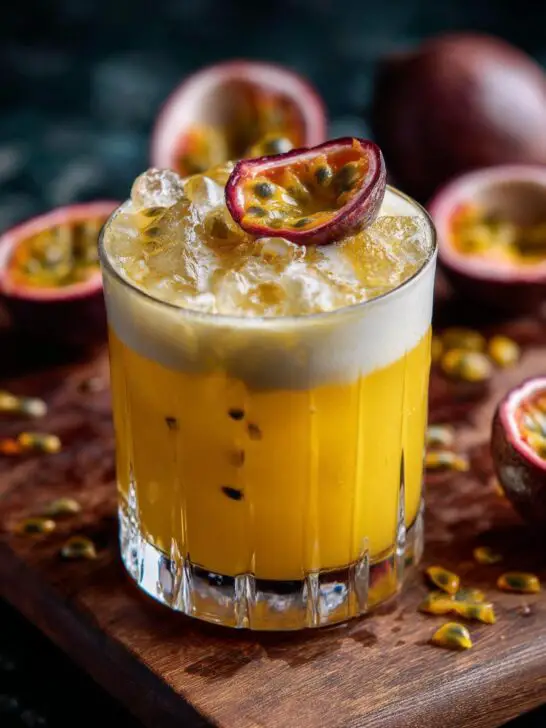 Passionfruit Whiskey Sour