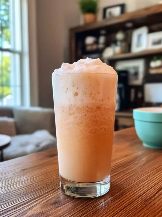 Peach Vanilla Cloud Smoothie