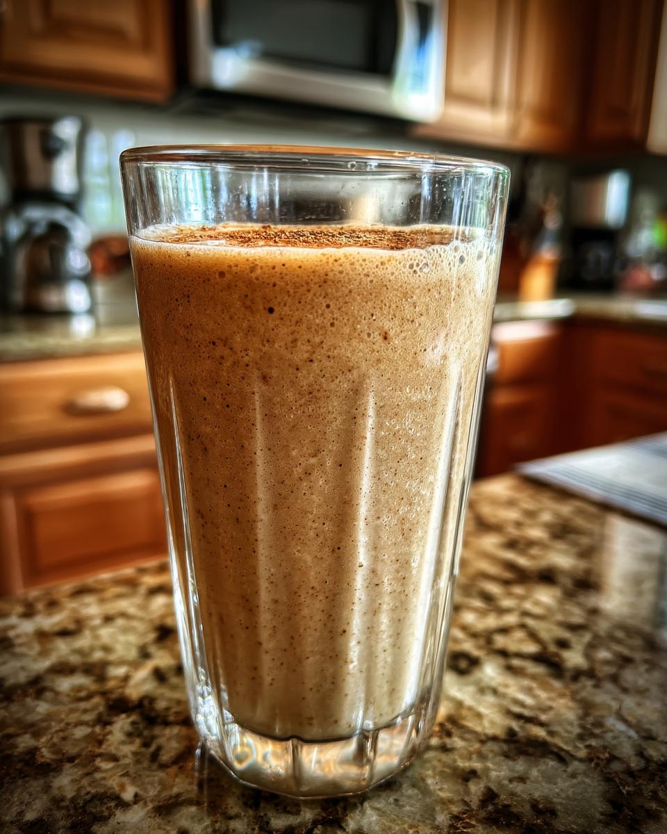 Pear Almond Butter Smoothie - detail 1