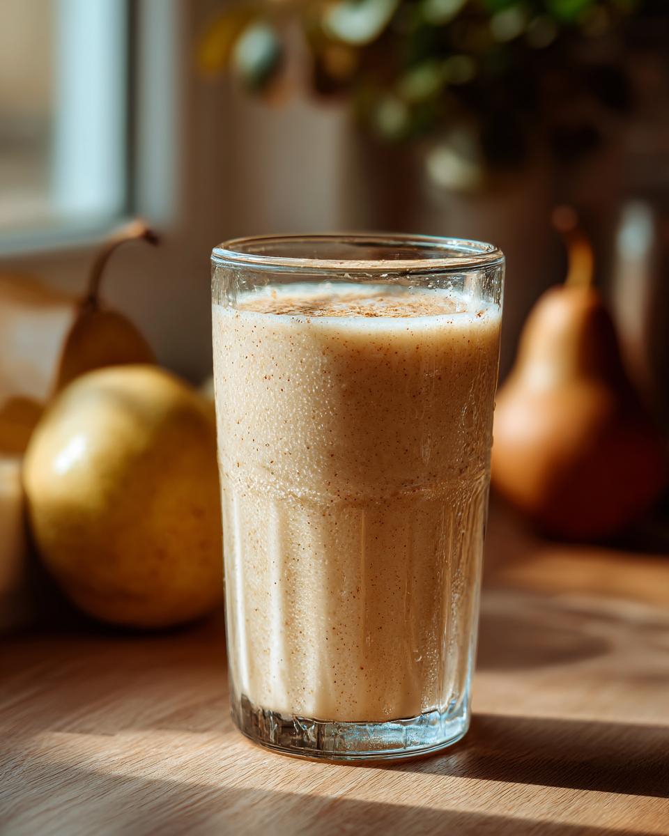 Pear Almond Butter Smoothie - detail 3