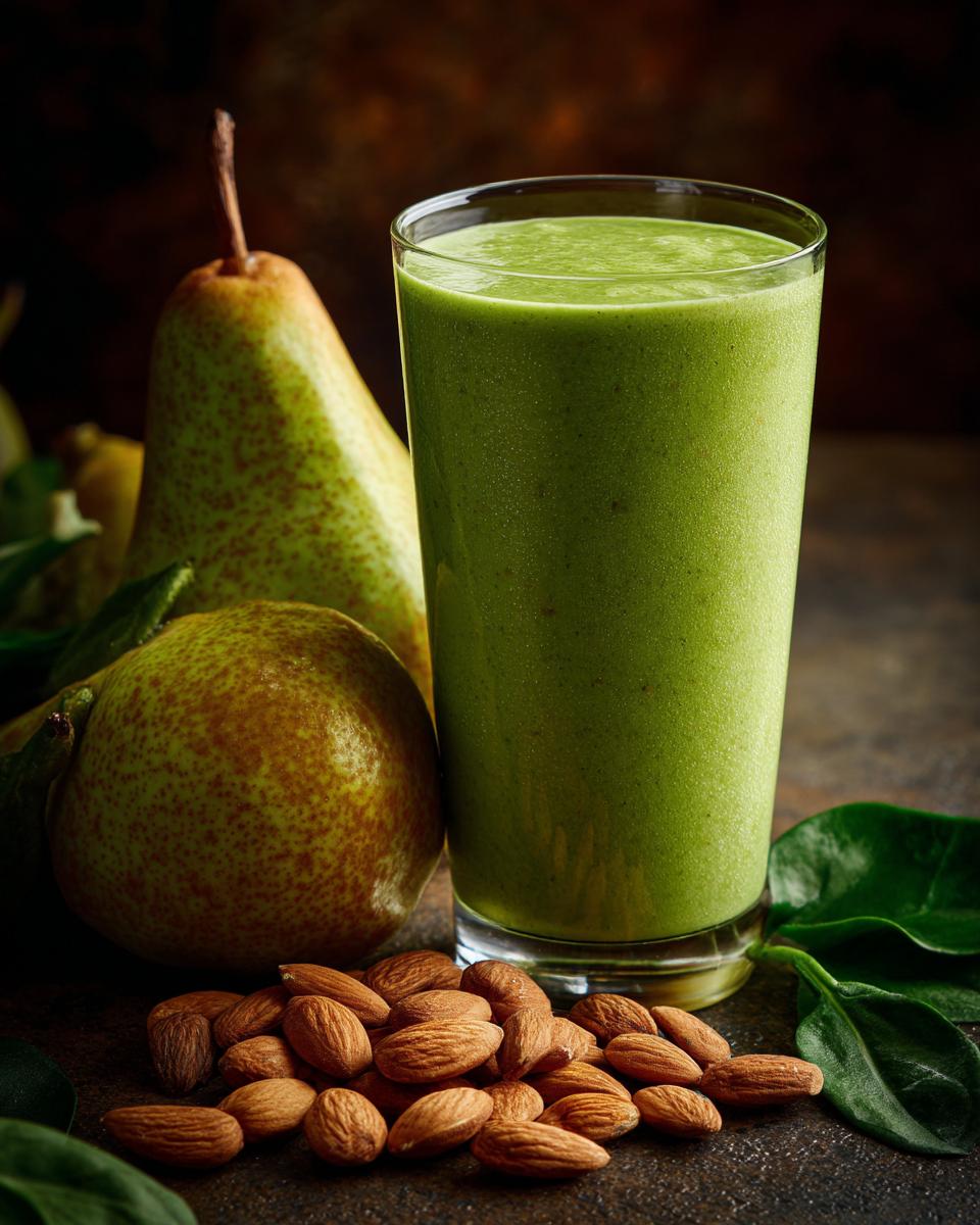 Pear Almond Butter Smoothie - detail 3
