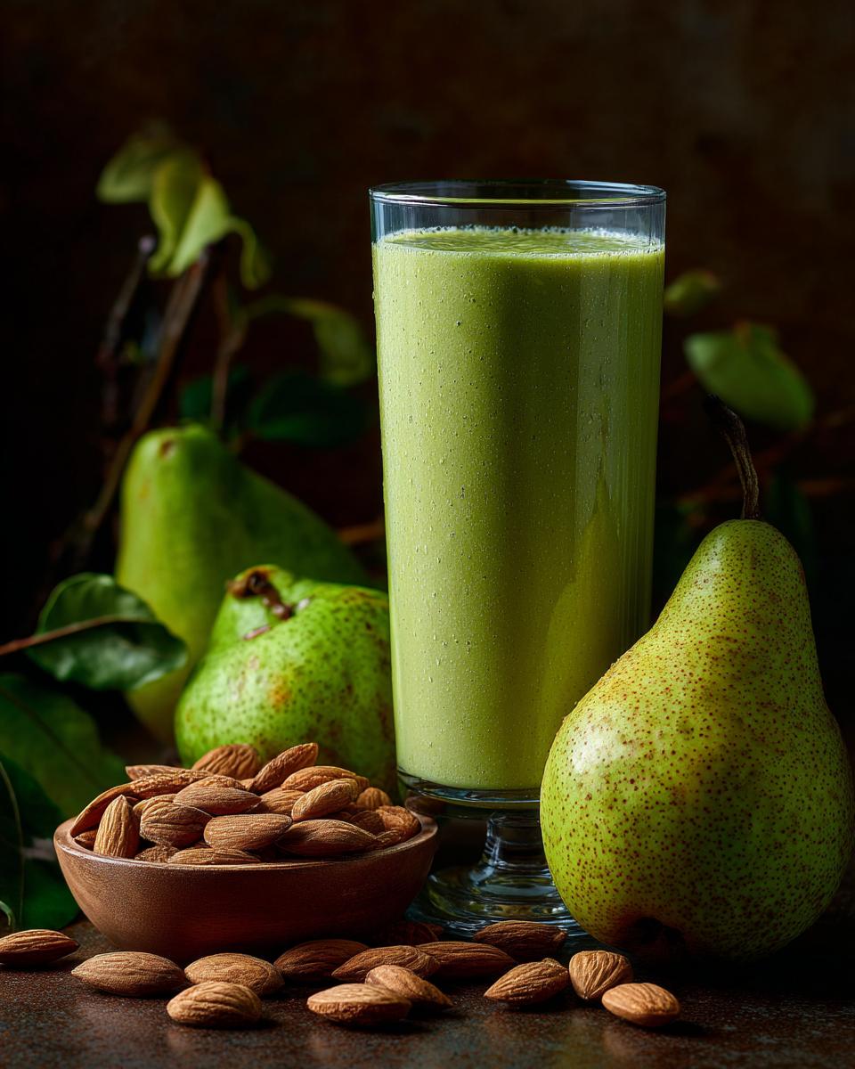 Pear Almond Butter Smoothie - detail 4
