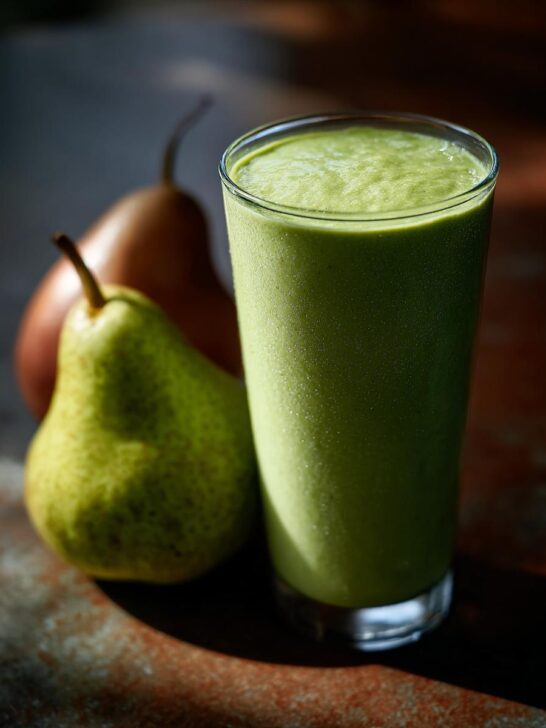 Pear Almond Butter Smoothie