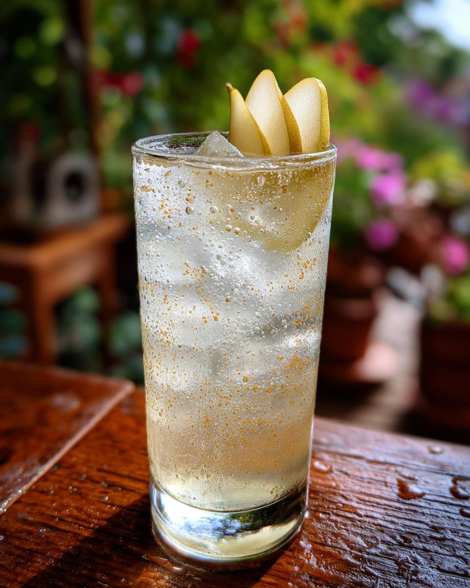 Pear Vanilla Cooler Mocktail - detail 3