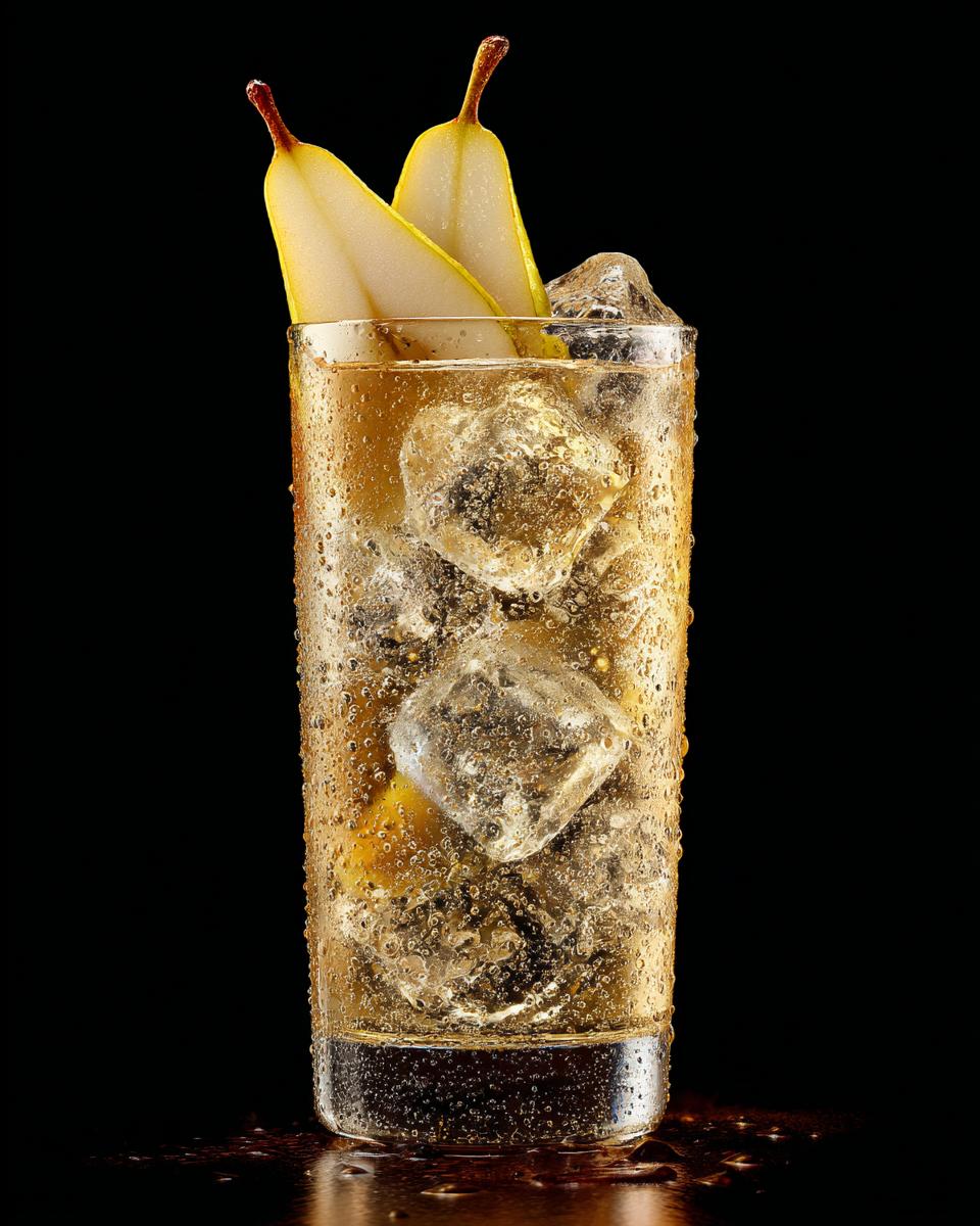 Pear Vanilla Cooler Mocktail - detail 4