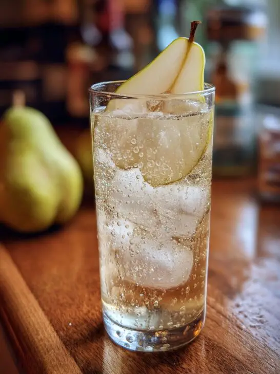 Pear Vanilla Cooler Mocktail