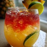 Pineapple Coconut Rum Punch – Perfect for the Beach
