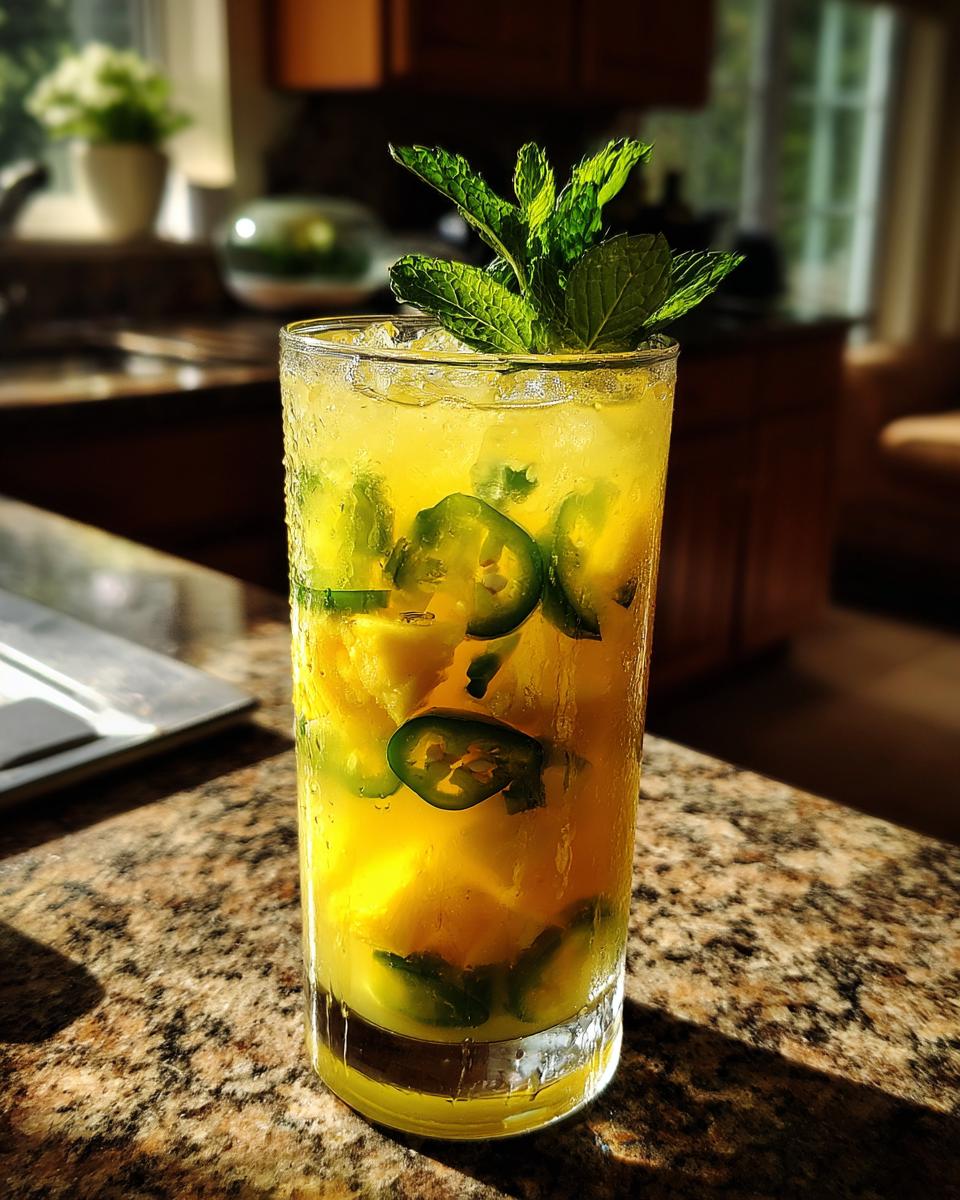 Pineapple Jalapeño Smash Non-Alcoholic Cocktail - detail 1
