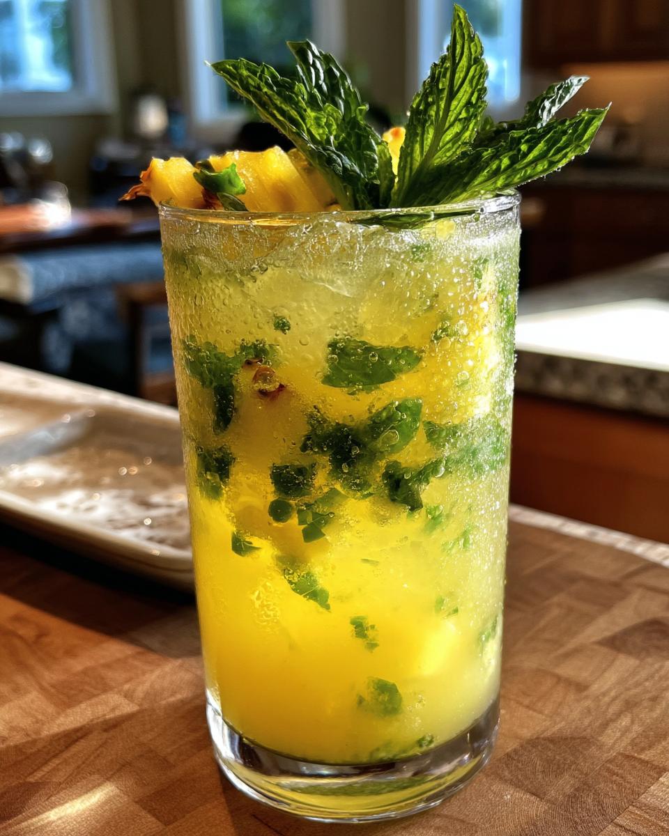 Pineapple Jalapeño Smash Non-Alcoholic Cocktail - detail 5