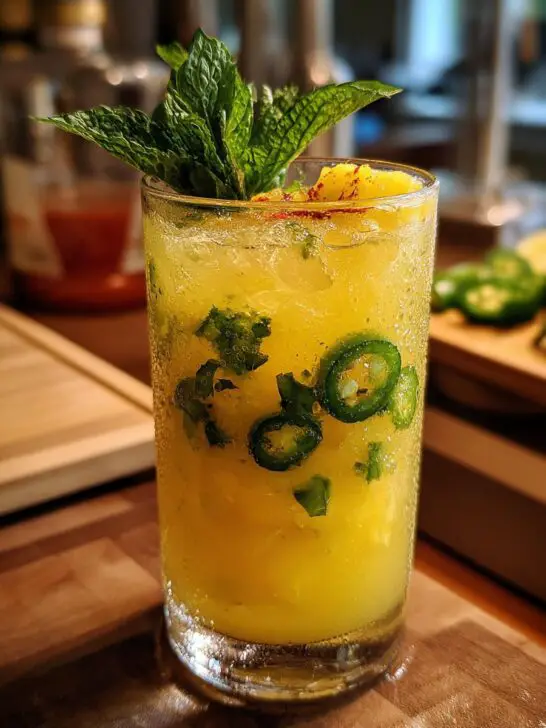 Pineapple Jalapeño Smash Non-Alcoholic Cocktail