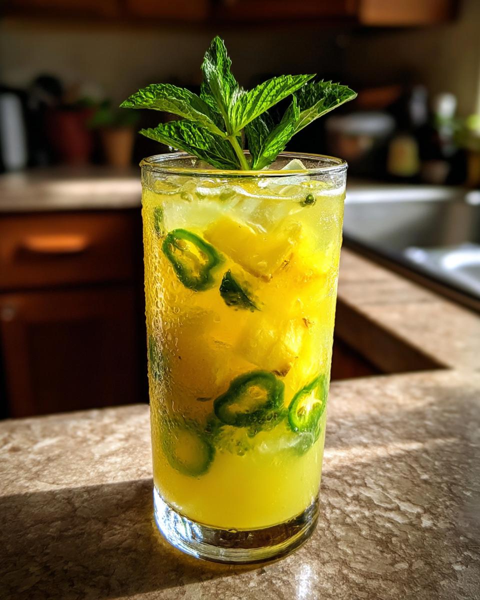 Pineapple Jalapeño Smash Non-Alcoholic Cocktail - detail 7