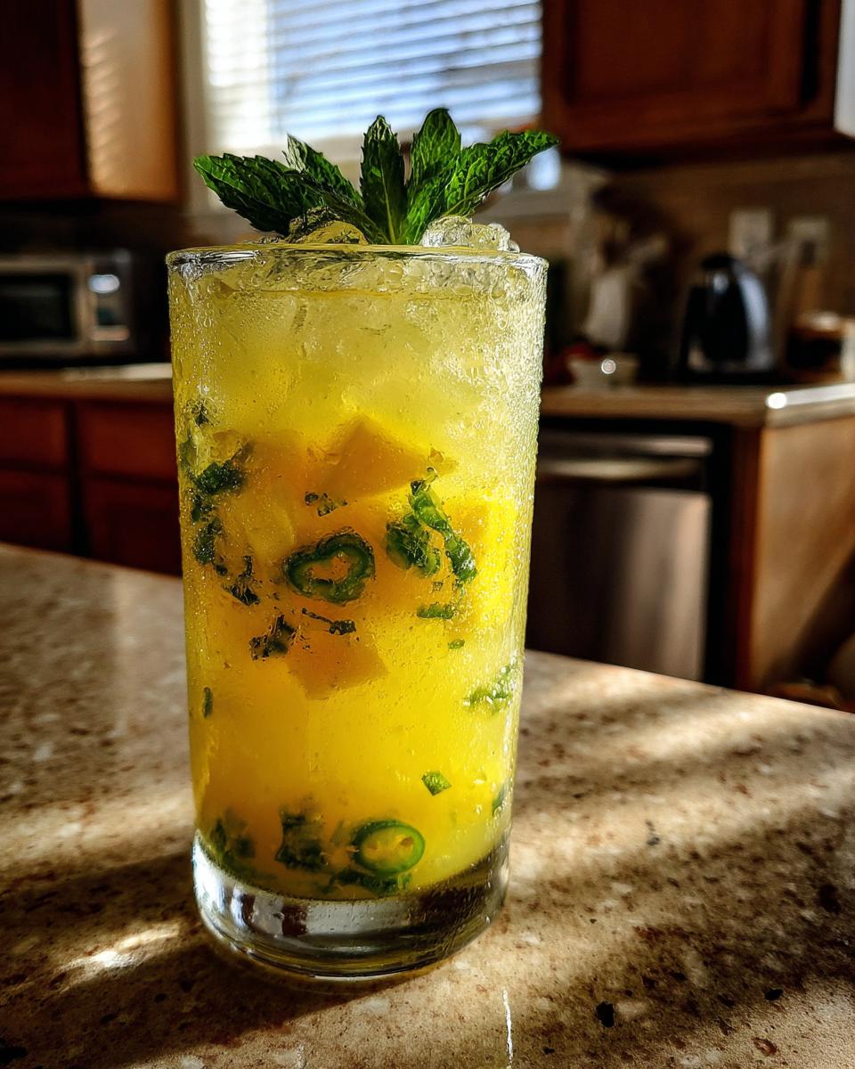 Pineapple Jalapeño Smash Non-Alcoholic Cocktail - detail 9