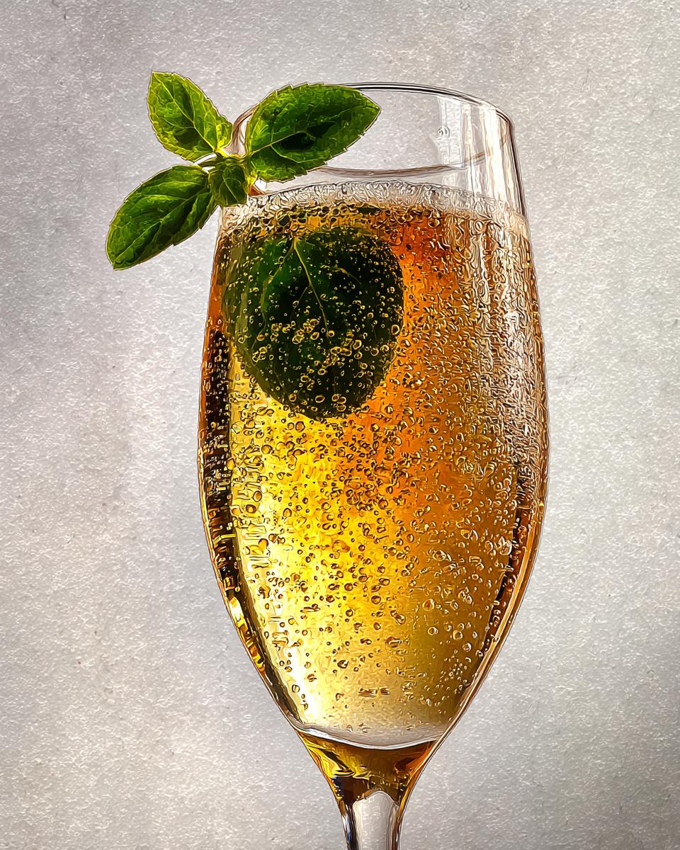 Pineapple Sage Champagne Fizz - detail 2