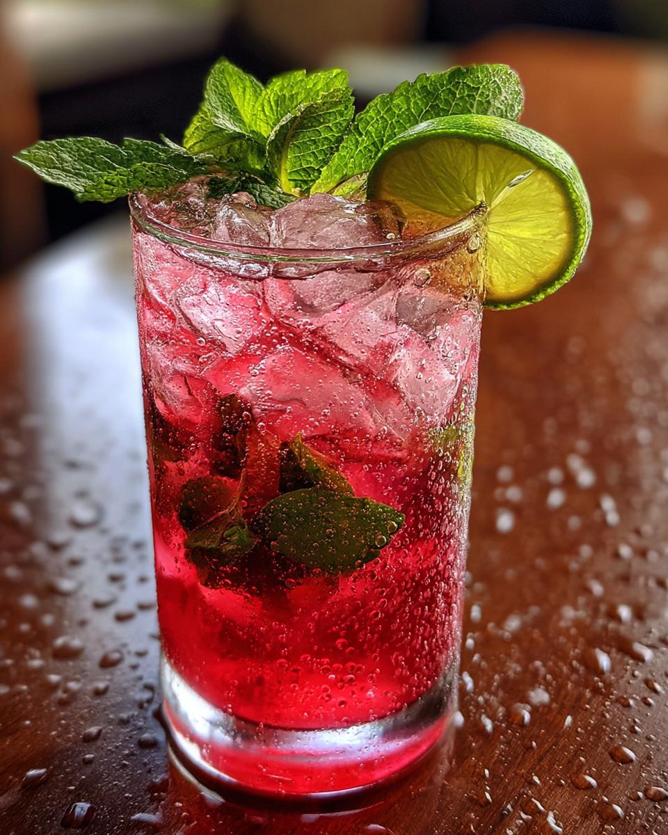 Pink Dragonfruit Mojito - detail 1