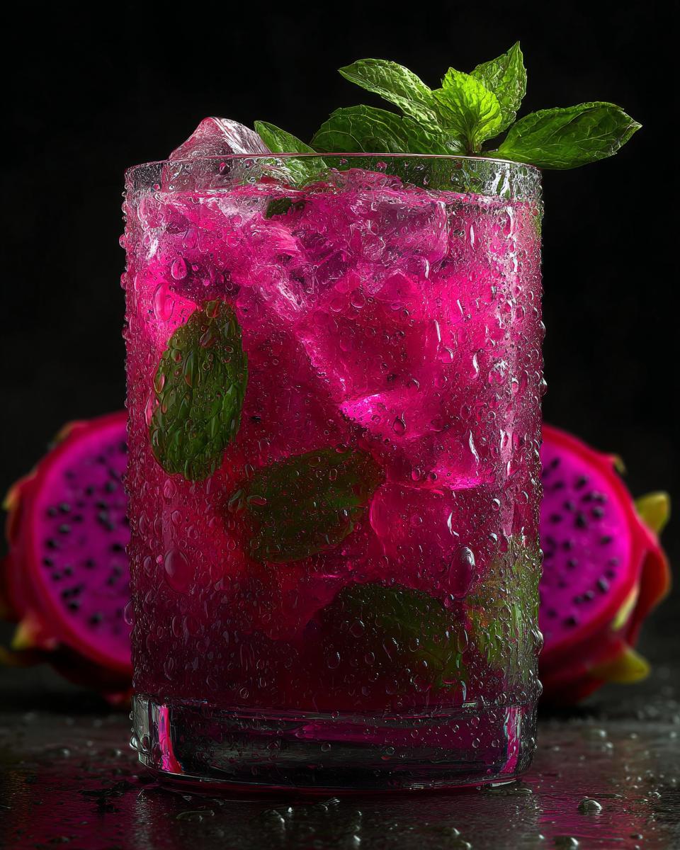 Pink Dragonfruit Mojito - detail 3
