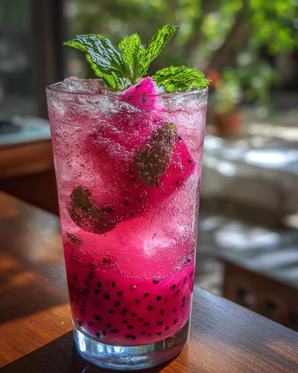 Pink Dragonfruit Mojito - detail 5