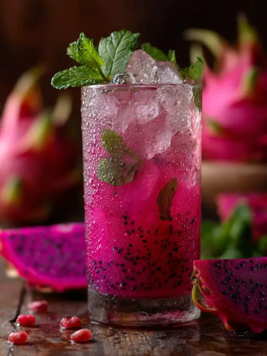 Pink Dragonfruit Mojito