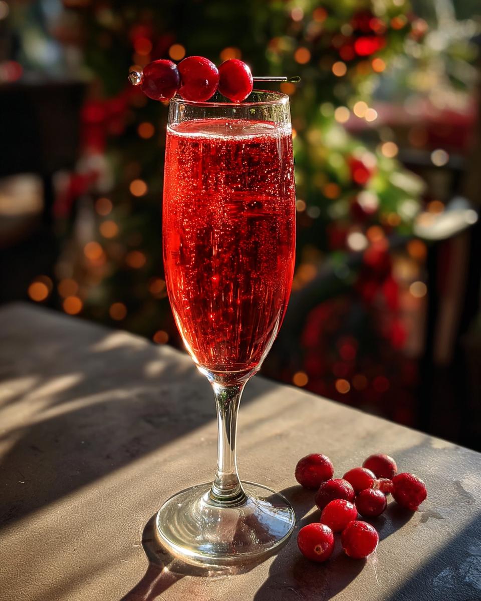 Poinsettia Cocktail - detail 2