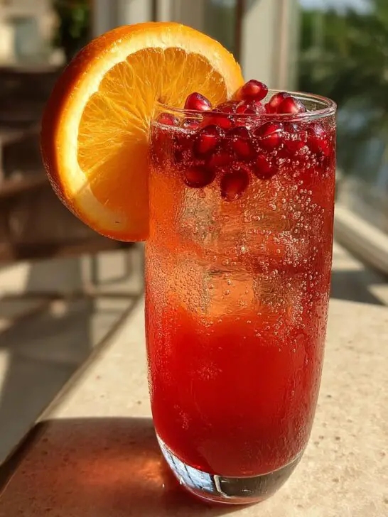 Pomegranate Citrus Punch Mocktail