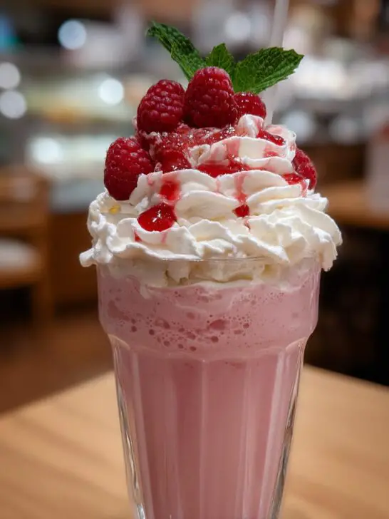 Raspberry Rose Ice Cream Shake – Ice Cream Month Love