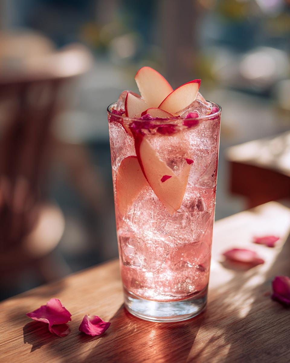Rose Gold Apple Tonic Mocktail - detail 2