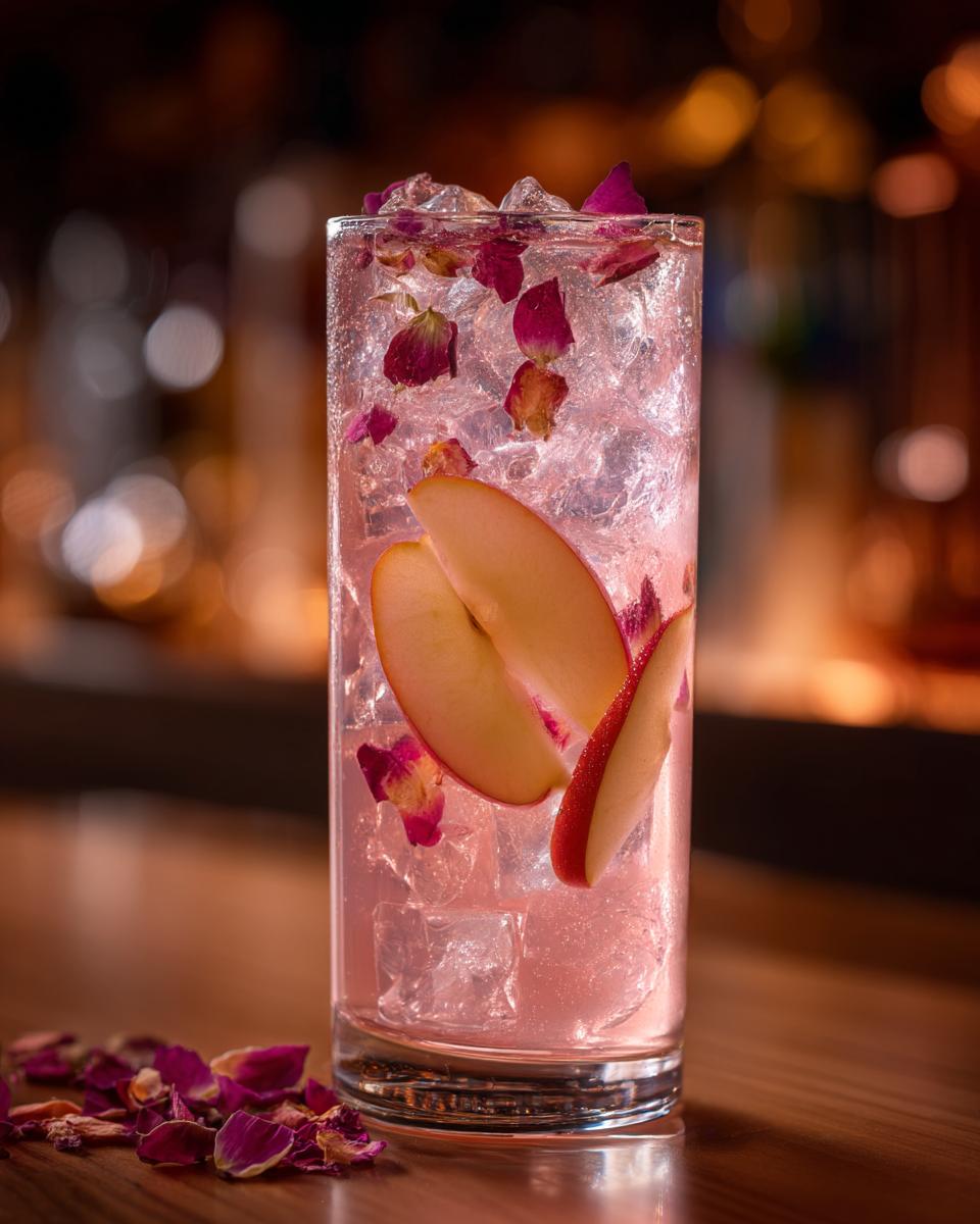 Rose Gold Apple Tonic Mocktail - detail 3